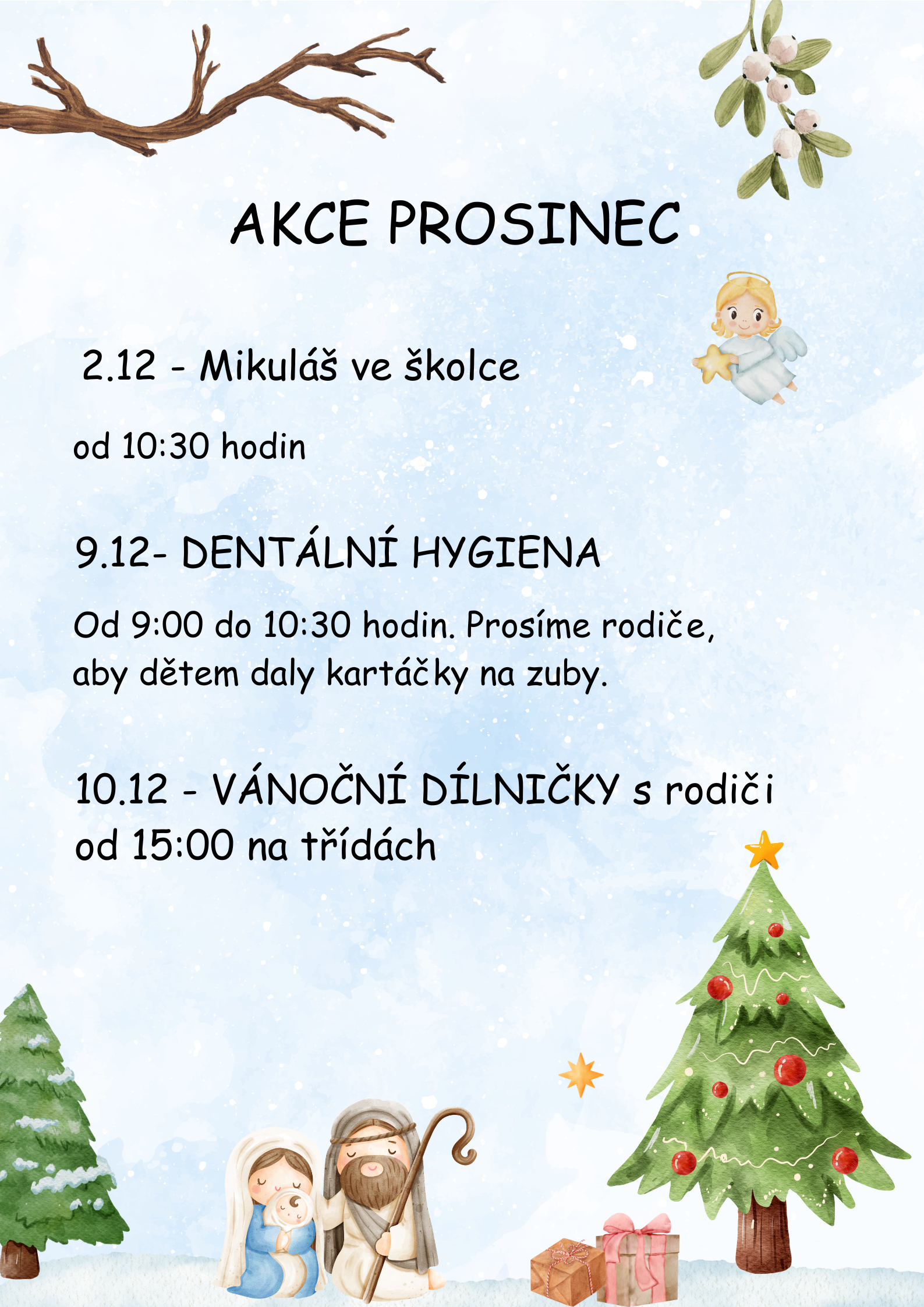 akce prosinec mš mozartova 22